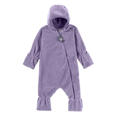Abbildung von Sterntaler Baby Overall Fleece Mädchen Jumpsuit aus Microfleece Stickerei, Reißverschluss, sowie Hand und Fußstulpen lavendel, 86