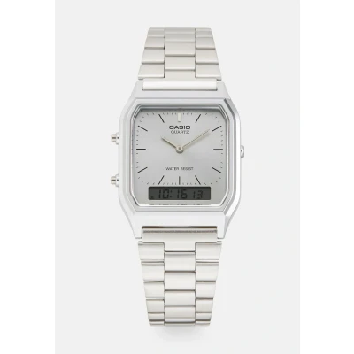 Abbildung von Casio Unisex Uhr silvercoloured, Größe: One Size, Silver coloured