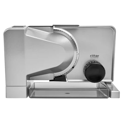 Abbildung von ritter serano 5 Elektrischer Allesschneider &amp; Brotschneidemaschine aus Vollmetall, Made in Germany