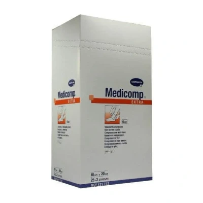 Abbildung von Sterile Medicomp Extra Tampons, 10x20 cm (421737), 25 Stück, Hartmann