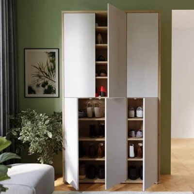 Abbildung von FORTE Schuhschrank »Alice Springs«, Breite 109 cm, Höhe 192 mit 8 Böden