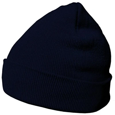 Abbildung von DonDon Mütze Herren Damen Wintermütze Beanie klassisches Design dunkelblau