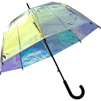 Abbildung von Stockschirm Glocke mit Automatik Shiny Transparent Bunt