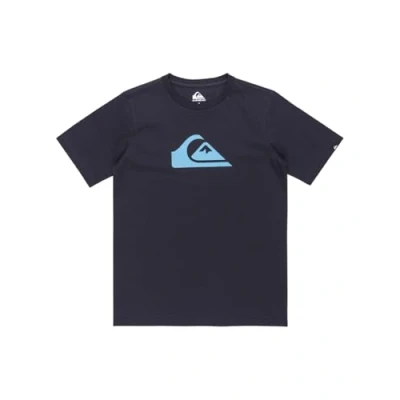 Abbildung von Quiksilver COMP LOGO Unisex Tshirt print für Kinder, Größe: 128, Dark blue