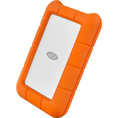 Abbildung von LaCie Rugged 4TB tragbare externe Festplatte, 2.5 Zoll, PC &amp; Mac, inkl. USB C w/o A Kabel, 2 Jahre Rescue Service, Modellnr.: STFR4000800