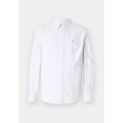 Abbildung von Tommy Hilfiger Heritage Stripe Shirt Hemd, Herren, Größe: Large, Cloudy blue/white