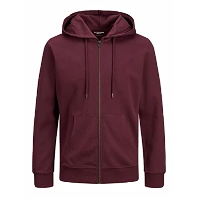 Abbildung von JACK &amp; JONES Herren JJEBASIC Sweat Zip Hood, Port Royale/REG, S