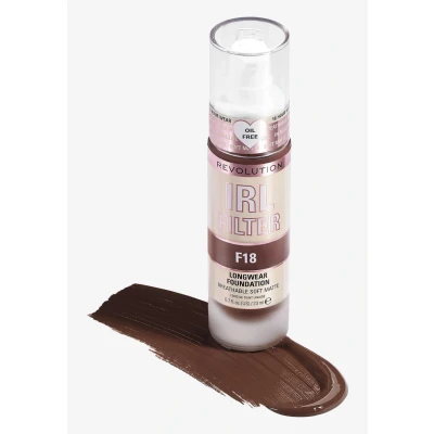 Abbildung von Makeup Revolution IRL Filter Longwear Foundation Foundation, Damen, Größe: 23 ml, F18