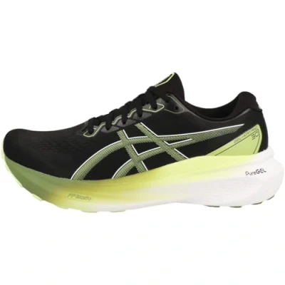 Abbildung von ASICS Gel Kayano 30 Stabilitätsschuh Damen Schwarz, Neongelb, Größe 37.5
