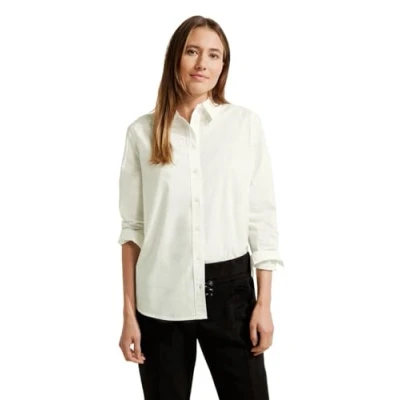 Abbildung von Cecil Lange Hemdbluse, Damen, Größe: XL, Weiß