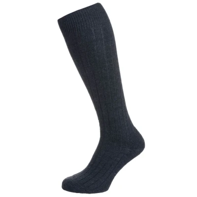Abbildung von Falke Teppich IM Schuh Cushioned SOLE Kniestrümpfe, Herren, Größe: 39/40, Anthracite