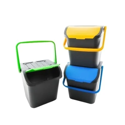 Abbildung von IRPot Ecoplast Ecologic EC35 Mülltonnenset für die Mülltrennung, 35 l