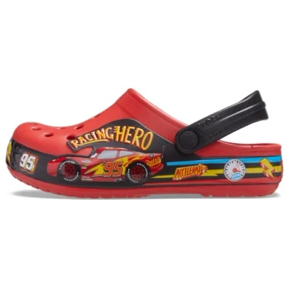 Abbildung von Crocs Unisex Kinder FL Cars Lights Band Clog T, Flame, 7 UK Child