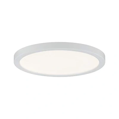 Abbildung von Paulmann 92944 LED Panel Areo rund incl. 1x8 Watt Deckenlampe Weiß matt Deckenleuchte Kunststoff Wohnzimmerlampe 3000 K