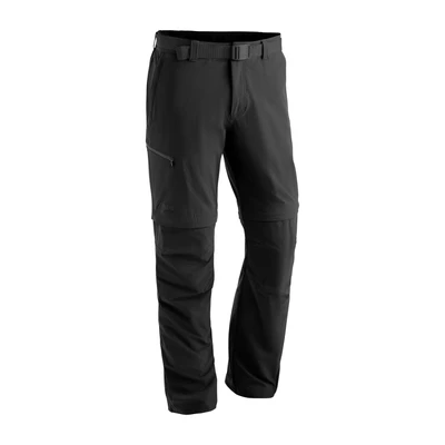 Abbildung von Maier Sports Tajo 2, Herren Wanderhose, Wasserabweisende Outdoorhose für Trekking und Hiking, Praktische Zipp off Funktion, PFC frei, mSTRETCH pro 4 &amp; Dryprotec, Schwarz, 26 (W36/L31)