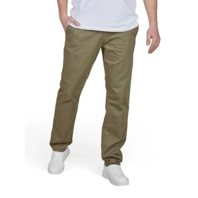 Abbildung von TOM TAILOR Chino Hose Herren Regular Fit Stretch Stoffhose Einfarbig, Länge:32L, Größe:Faded Leaf Green (34880), Weite:36W