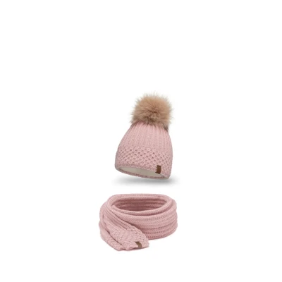 Abbildung von Vivisence SET Schal, Damen, Größe: One Size, Light pink