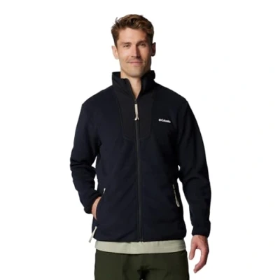 Abbildung von Columbia Sequoia GROVE FULL ZIP Fleecejacke, Herren, Größe: Large, Black/ancient fossil