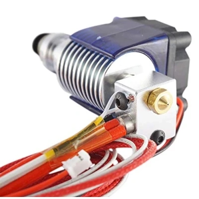 Abbildung von 3D FREUNDE V6 Hot End Kit: All Metal + Teflon J head Bowden 0,4mm Düse Schlauch Lüfter Silikonsocke Wärmeleitpaste PC4 M6 Push Fit 1,75mm für Drucker Anycubic Creality Anet und weitere