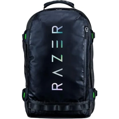 Abbildung von Razer Rogue V3 Backpack (17.3&quot;) Kompakter Reise Rucksack (Fach für Laptop bis 15 Zoll, Abriebfest, Außenhülle aus Polyester) Schwarz/Chroma