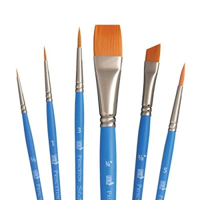 Abbildung von Princeton ARTIST BRUSH CO. Tec Select Artiste, Serie P3750, Pinselset Nr. 21, braun, 121 Set, 4336966406