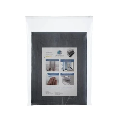 Abbildung von Fliegengitter, Fliegennetz aus Fiberglas Grösse 120x120cm Insektenschutz, Fensterfliegengitter, Fensterfliegennetz, Insektenschutz Balkon (120 x 120 cm, grau)