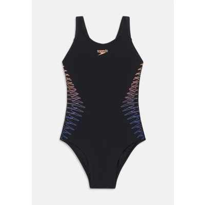 Abbildung von Speedo Girls Placmement Muscle BACK Badeanzug für Kinder, Größe: 116, Bright peach