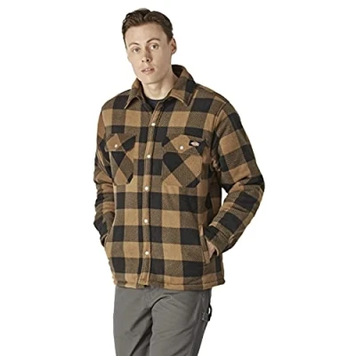 Abbildung von Dickies SH5000 Portland Gepolsterte Thermohemd Arbeit, Gr. L Khaki