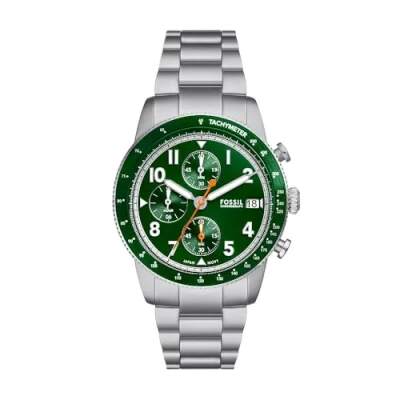 Abbildung von Fossil Sport Tourer Watch Chronograph silvercoloured, Herren, Größe: One Size, Silver coloured