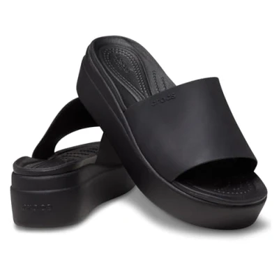 Abbildung von Crocs Brooklyn Pantolette hoch, Damen, Größe: 41, Black Kunststoff