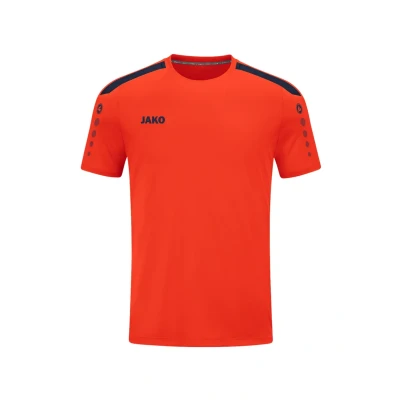 Abbildung von JAKO Herren Power (Kurzarm) Trikot, Flame/Marine, L EU