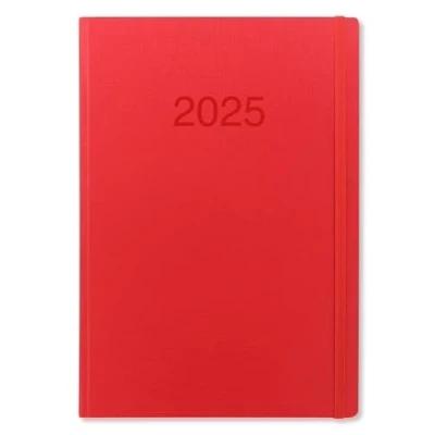 Abbildung von Letts of London Memo Terminplaner 2025, A4, Wochenansicht, Rot