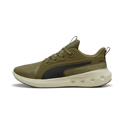 Abbildung von PUMA Unisex Softride Carson Road Running Shoe, Olive Black Desert Dust, 38.5 EU
