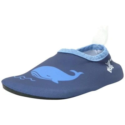 Abbildung von Playshoes Barfuß Schuhe Unisex Kinder Wassersportschuh, Wal, 28/29 EU