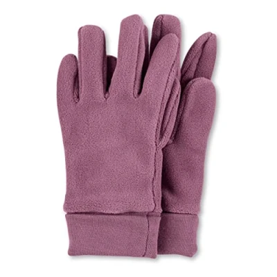 Abbildung von Sterntaler Baby Unisex Fingerhandschuhe Kinder Fingerhandschuh Fingerhandschuhe, Handschuhe aus Microfleece brombeer, 8