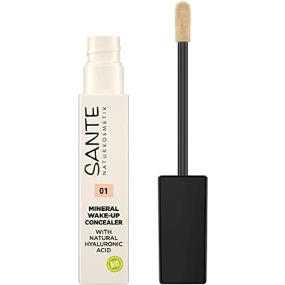 Abbildung von Sante Naturkosmetik Mineral Wake up Concealer 01 Neutral Ivory, Deckt Schatten und Makel ab, Zum Contouring geeignet, Vegan, 8 ml