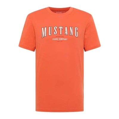 Abbildung von MUSTANG Kurzarmshirt »Style Austin«, mit Logo Print