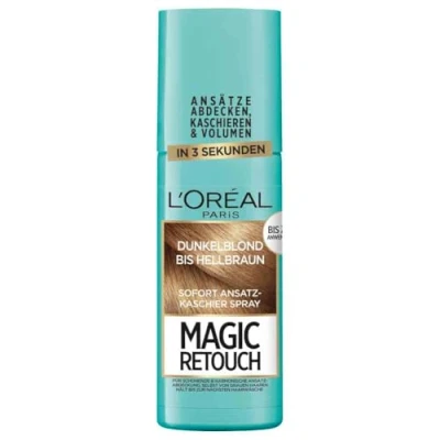 Abbildung von L&#039;Oréal Paris Ansatz Kaschierspray für stufenlose und natürliche Übergänge, Kaschiert Ansätze bis zur nächsten Haarwäsche, Magic Retouch, Dunkelblond Hellbraun, 1 x 75 ml