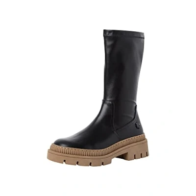 Abbildung von Marco Tozzi Plateaustiefel, Damen, Größe: 38, Black nature Schuhe