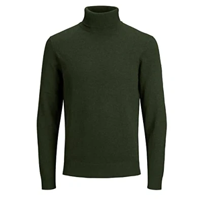 Abbildung von JACK &amp; JONES Herren JJEEMIL Knit ROLL Neck NOOS 12157417, Rosin, L