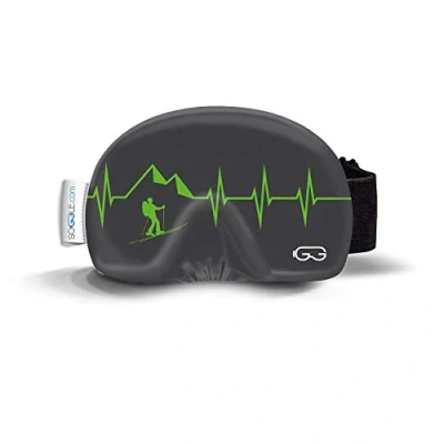Abbildung von Soggle Skibrillen Schutz Überzug aus Mikrofaser (one Size), Farbe:Heartbeat 03 Ski Mountaineer