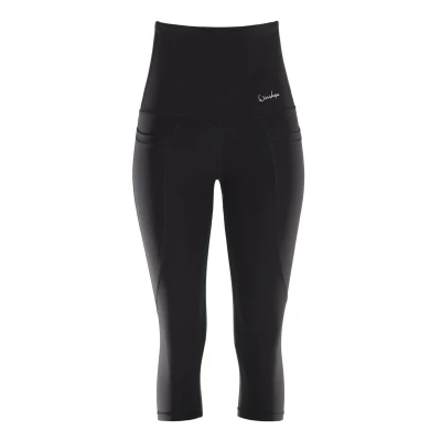 Abbildung von Winshape Functional Comfort 3/4 Sporthose, Damen, Größe: Medium, Black