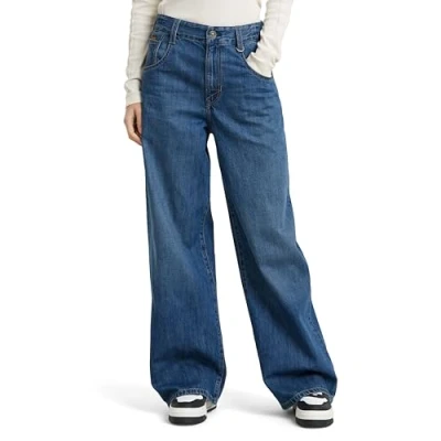 Abbildung von G STAR Damen Skater High Loose Jeans, Blau (Faded Blue Glacier D25286 d536 g841), 27W / 30L