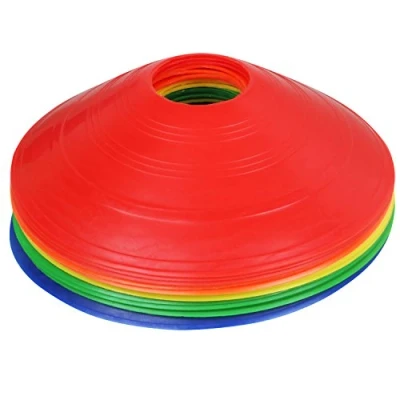 Abbildung von TRIXES 20er Pack Sport Marker Kegel Multicolor Fußball Sporttraining leicht flexibel