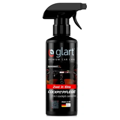 Abbildung von Glart 45CP Cockpitpflege Auto Zubehör, Tiefenpflege glänzend für tiefen schwarzen Glanz auf allen Innenraum Kunststoffteilen, 500 ml Autopflege Reiniger