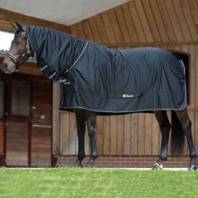 Abbildung von Bucas Kleeblatt Power Full Neck / Schwarz Silber Unterlänge: 152 cm &amp; Rückenlänge: 115