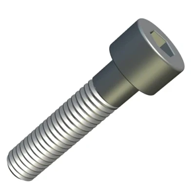 Abbildung von Zylinderkopfschrauben M6 Strenght Sleel Class 8.8 (Packung mit 25) Verzinkte Sechskantschrauben Innensechskant Gewindebefestigung Zylindrisch Schwerlast zertifiziert Standard DIN912 (6mm x 25mm)