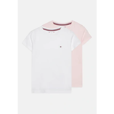 Abbildung von Tommy Hilfiger TEE 2 PACK Tshirt basic für Kinder, Größe: 152 164, White/light pink