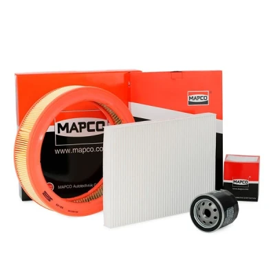 Abbildung von MAPCO 68804 Filter Satz ohne Ölablassschraube dreiteilig SKODA: Octavia I Hatchback, 1 Combi