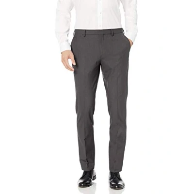 Abbildung von Amazon Essentials Herren Knitterarme Stretch Anzughose, Schmale Passform, Dunkelgrau, 32W / 29L